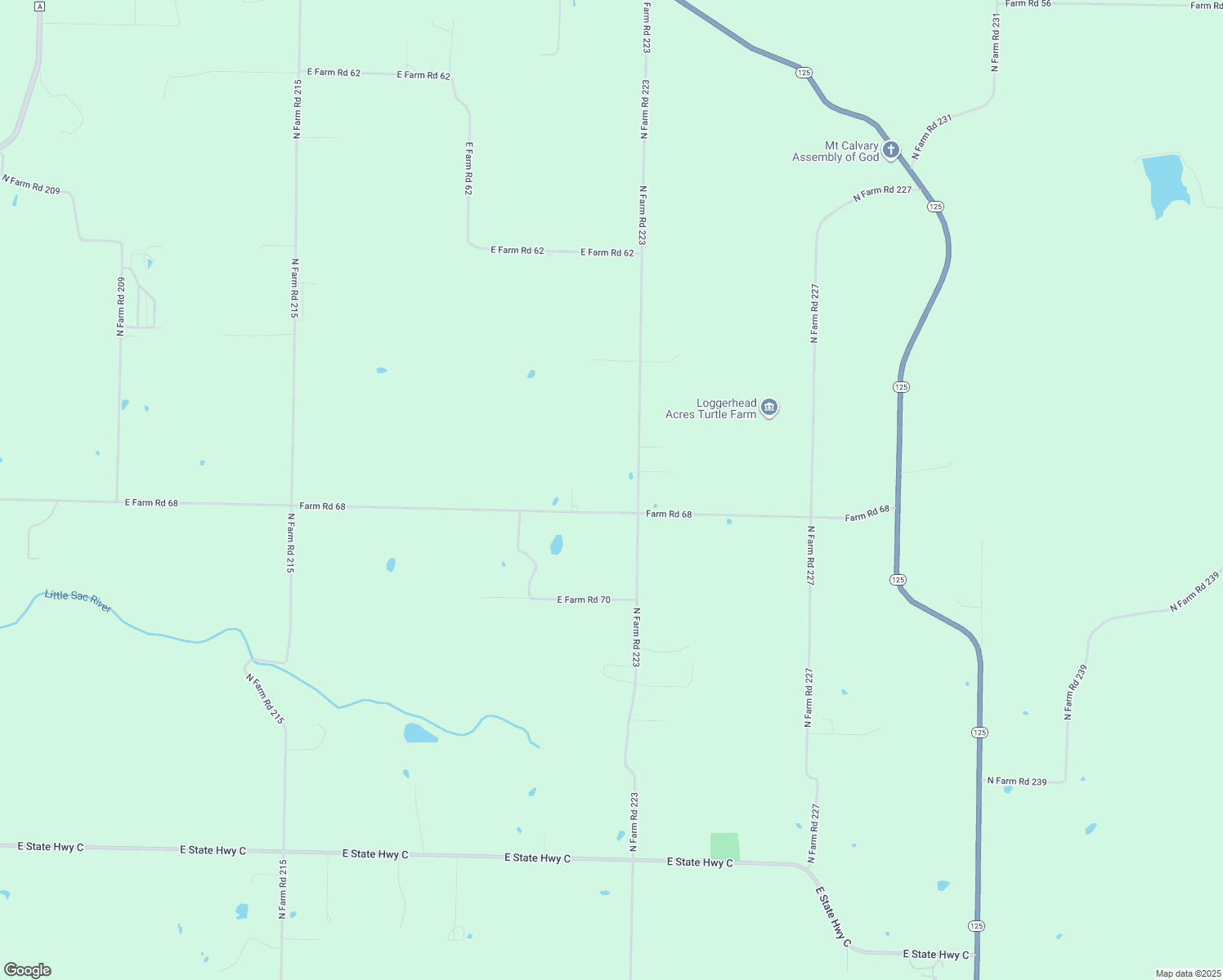 map of restaurants, bars, coffee shops, grocery stores, and more near 7339 East Farm Road 68 in Strafford