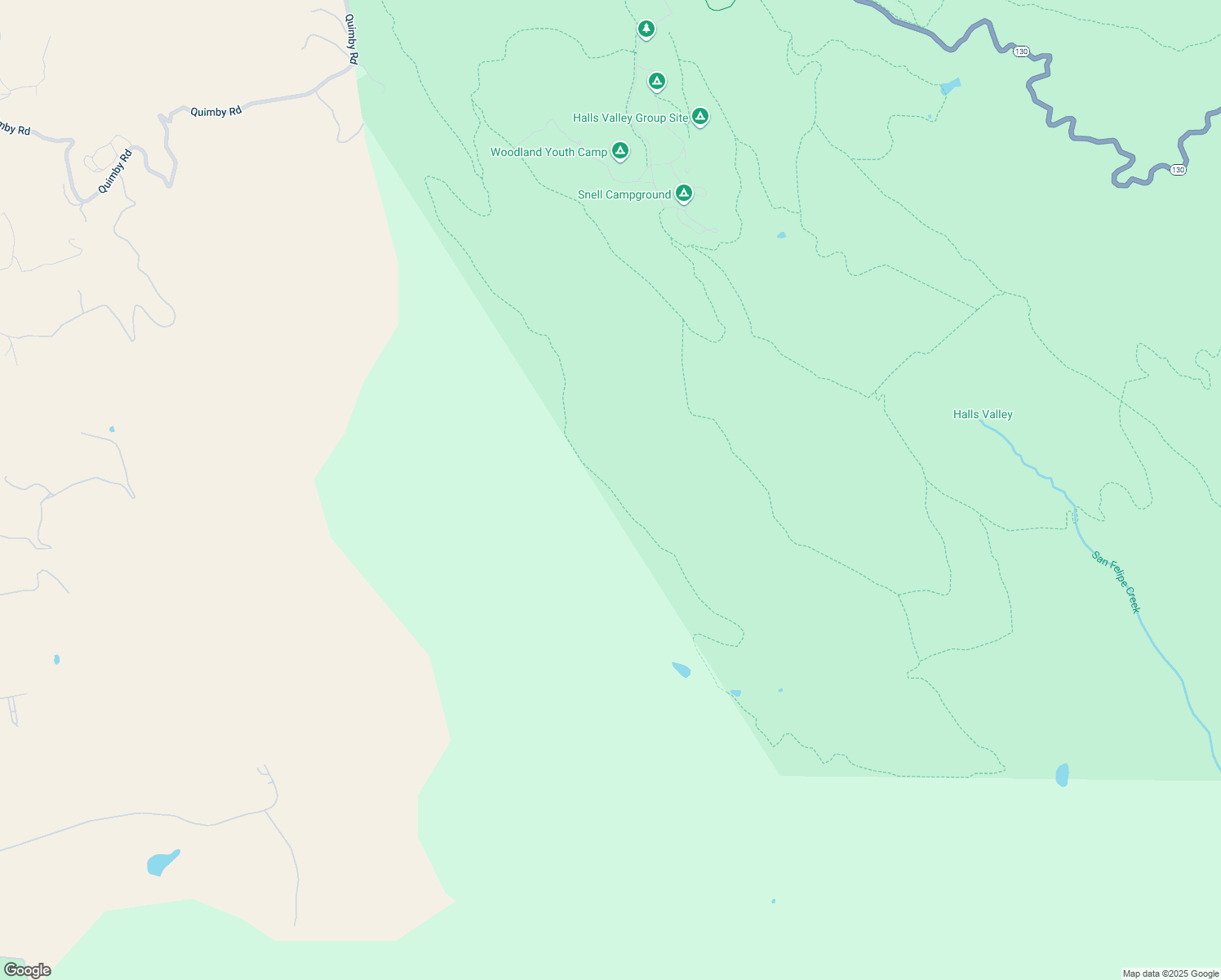 map of restaurants, bars, coffee shops, grocery stores, and more near Dutch Flat Trail in San Jose