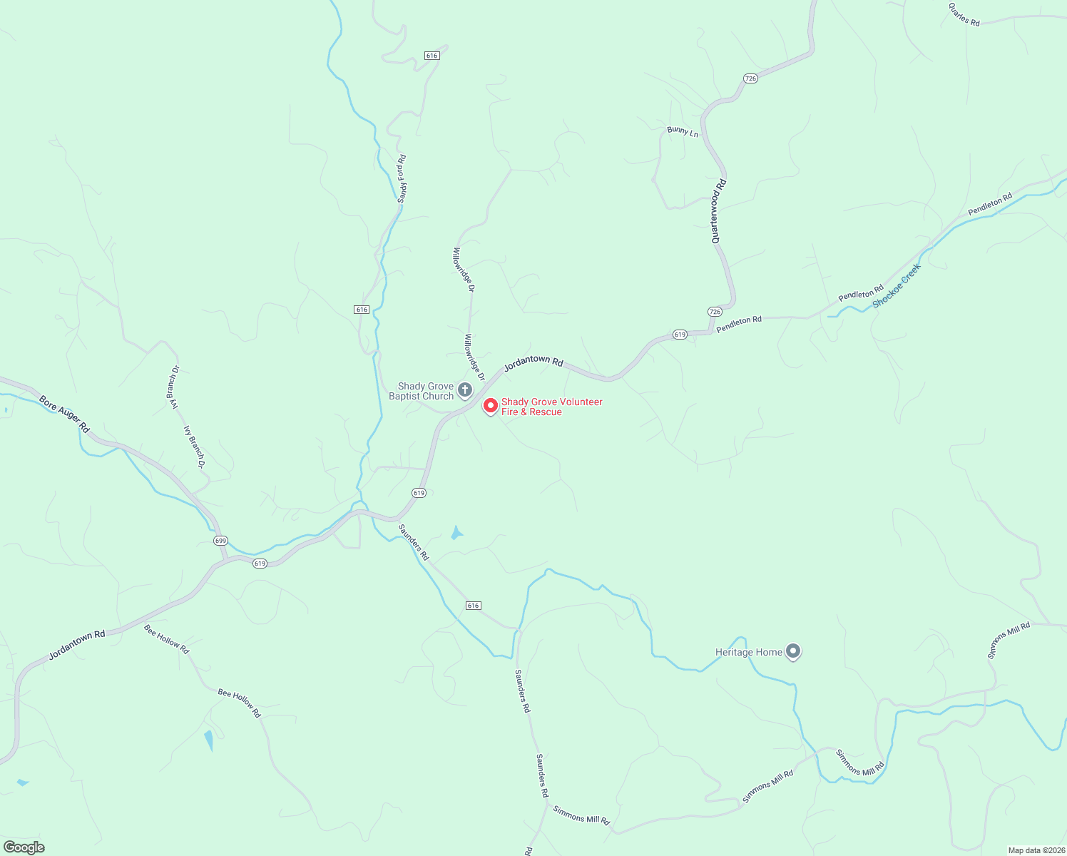 map of restaurants, bars, coffee shops, grocery stores, and more near 113-121 Shady Grove Drive in Bedford