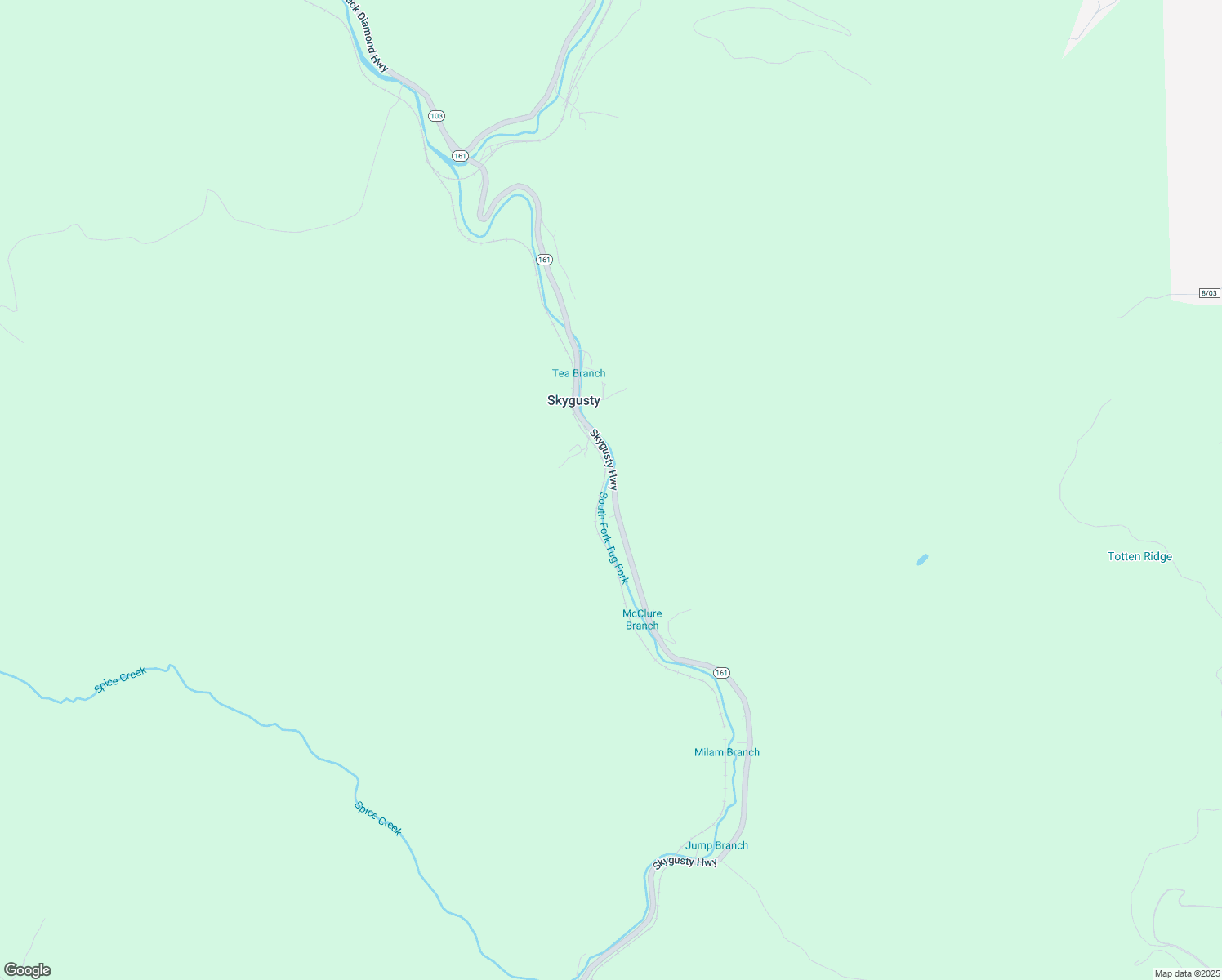 map of restaurants, bars, coffee shops, grocery stores, and more near Skygusty Highway in Anawalt