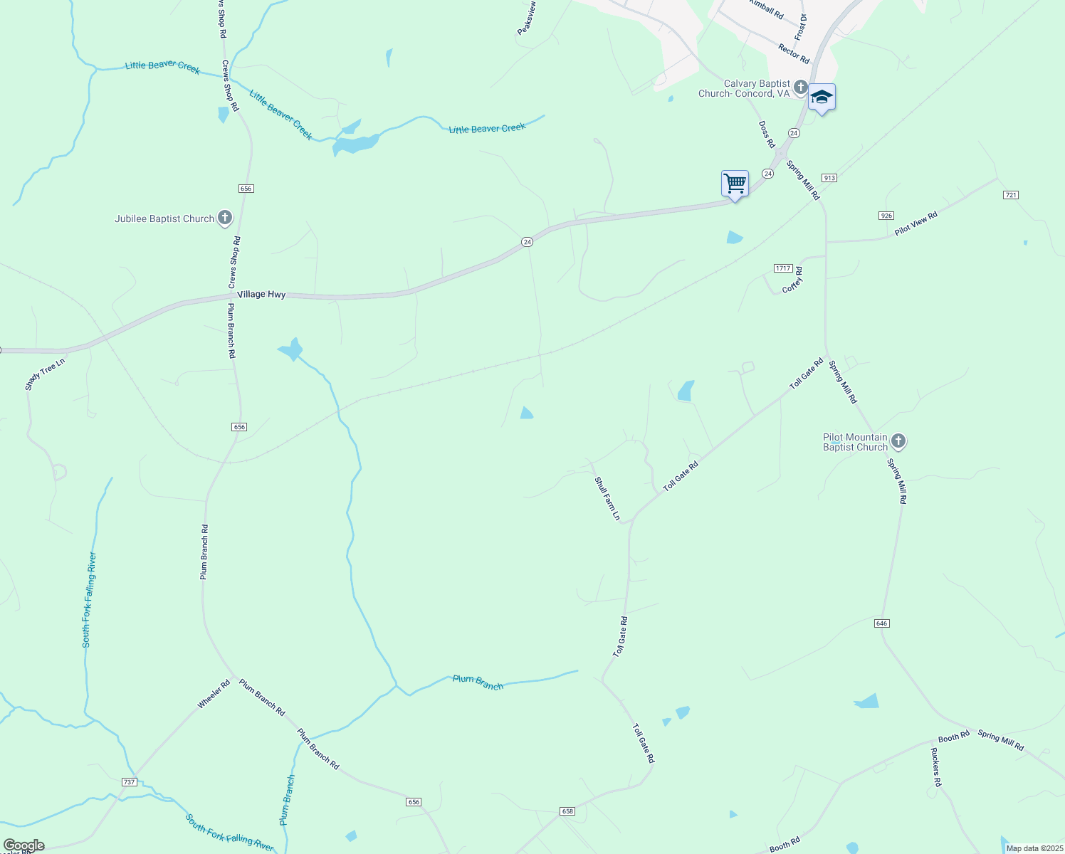 map of restaurants, bars, coffee shops, grocery stores, and more near 513 Little Falling Road in Concord