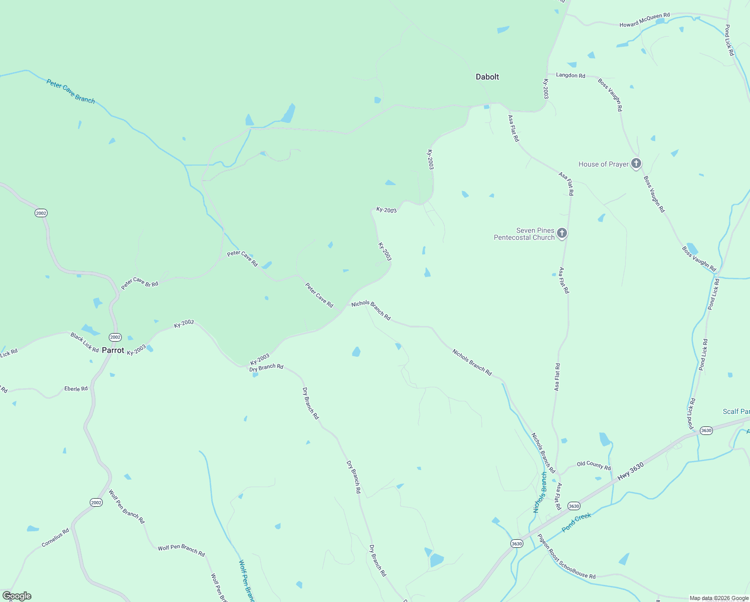 map of restaurants, bars, coffee shops, grocery stores, and more near 96 Nichols Branch Road in Annville