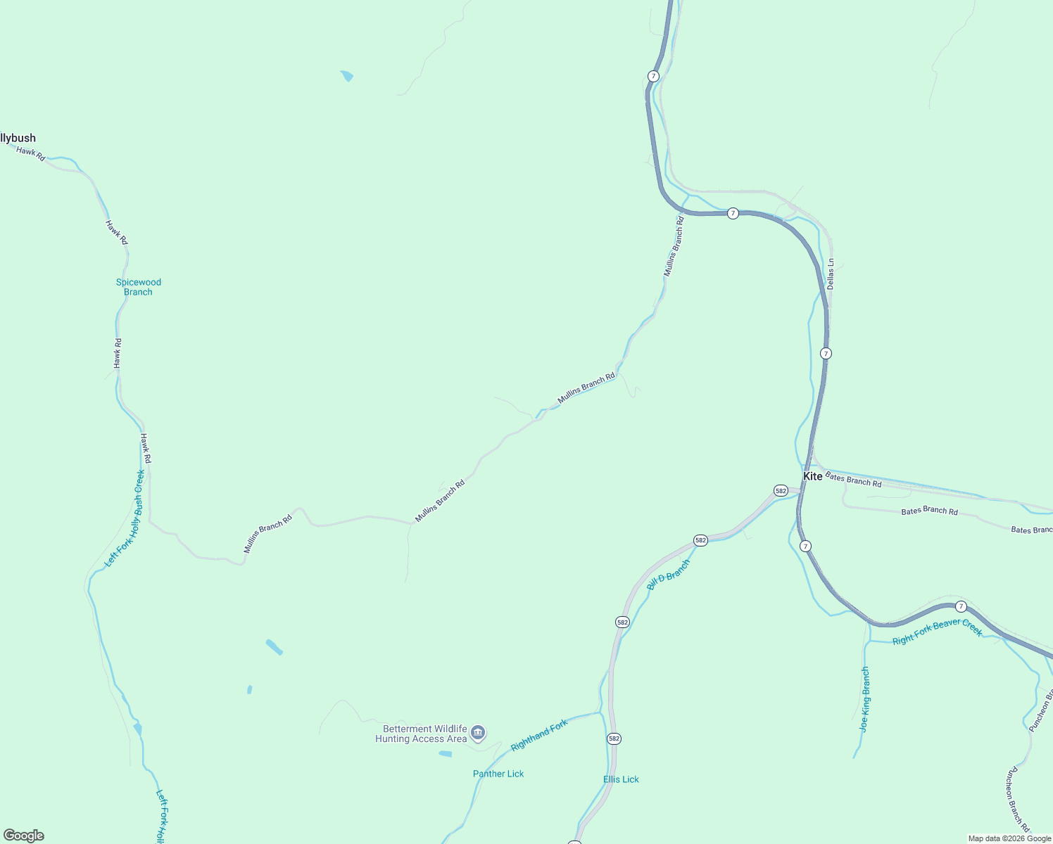map of restaurants, bars, coffee shops, grocery stores, and more near 15 Windy Fork Road in Kite