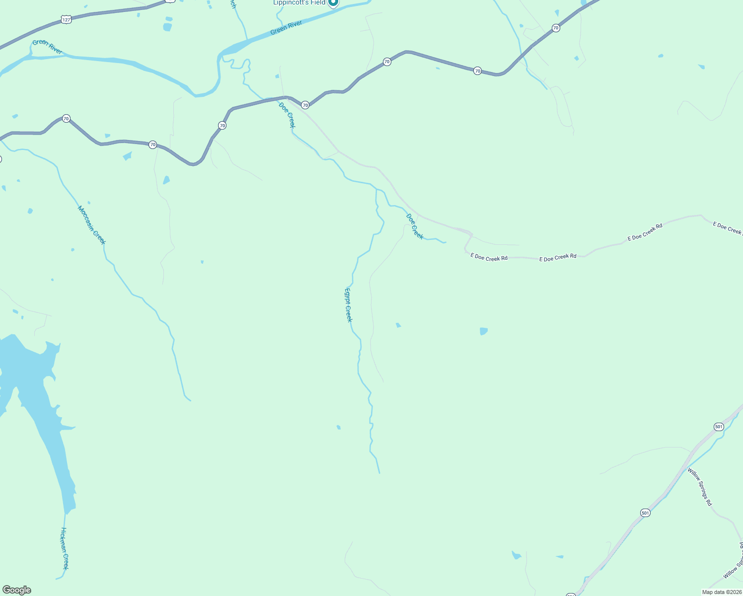 map of restaurants, bars, coffee shops, grocery stores, and more near Egypt Creek Road in Casey County