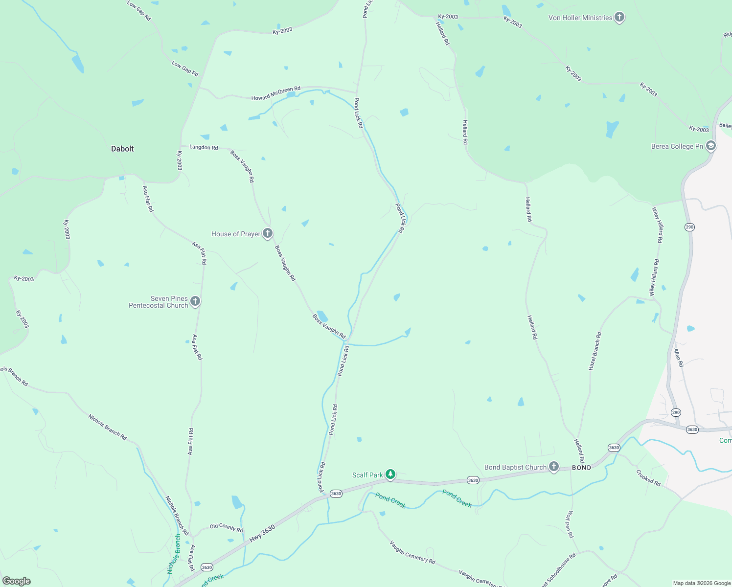map of restaurants, bars, coffee shops, grocery stores, and more near Pond Lick Road in Annville