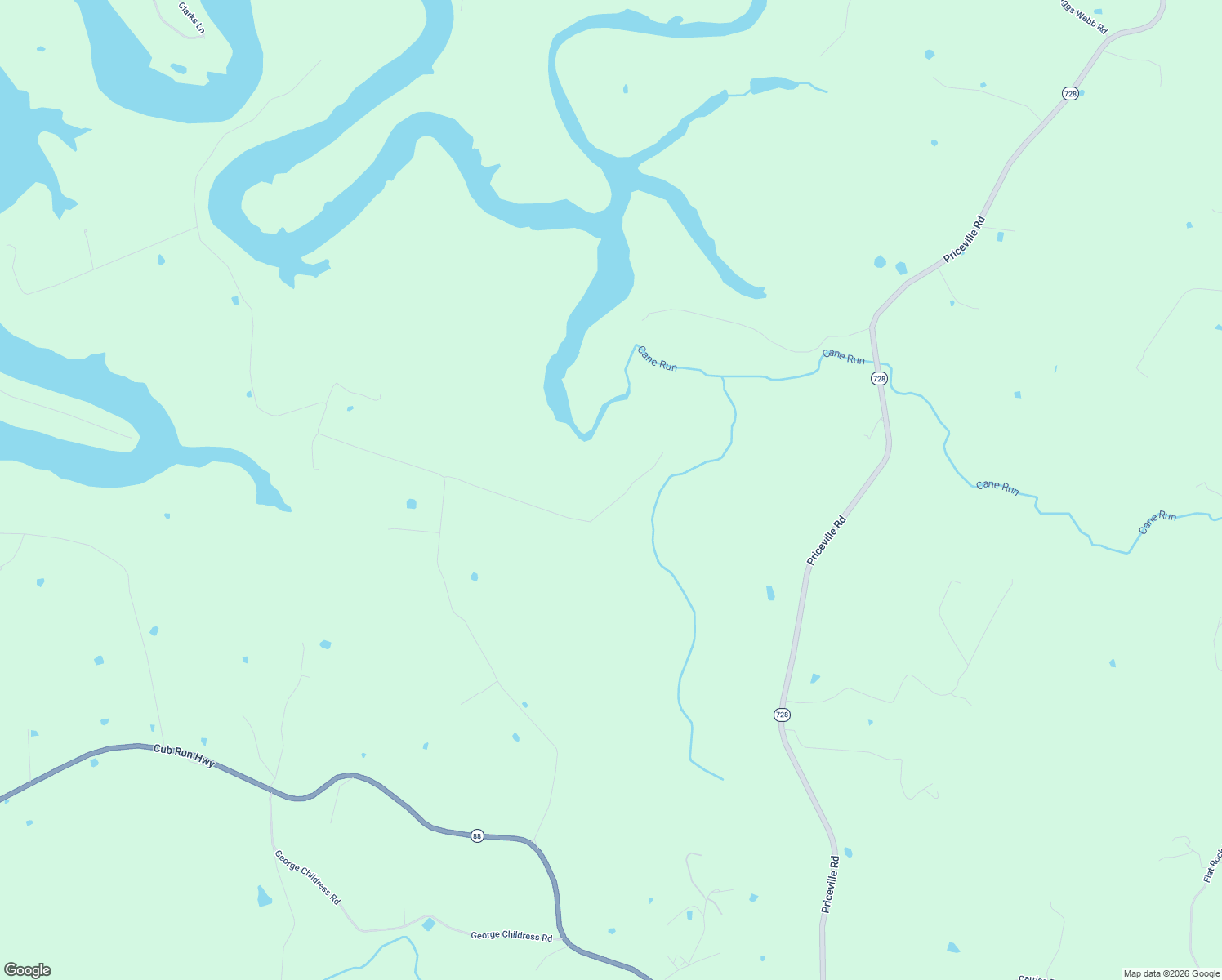 map of restaurants, bars, coffee shops, grocery stores, and more near 420 Jericho Church Road in Cub Run