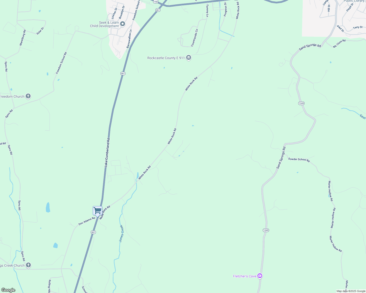 map of restaurants, bars, coffee shops, grocery stores, and more near 154 Birdie Lane in Mount Vernon