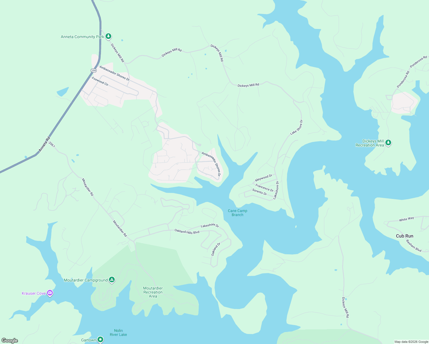 map of restaurants, bars, coffee shops, grocery stores, and more near 1700-1798 Ambassador Shores Drive in Leitchfield
