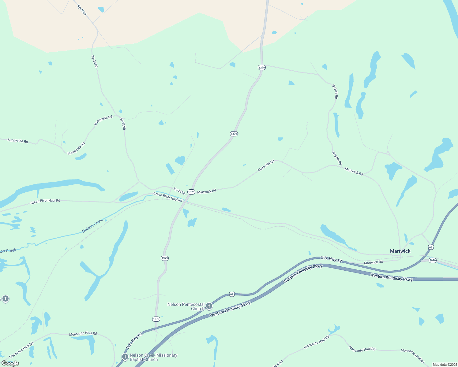 map of restaurants, bars, coffee shops, grocery stores, and more near 1871-2499 Martwick Road in Central City