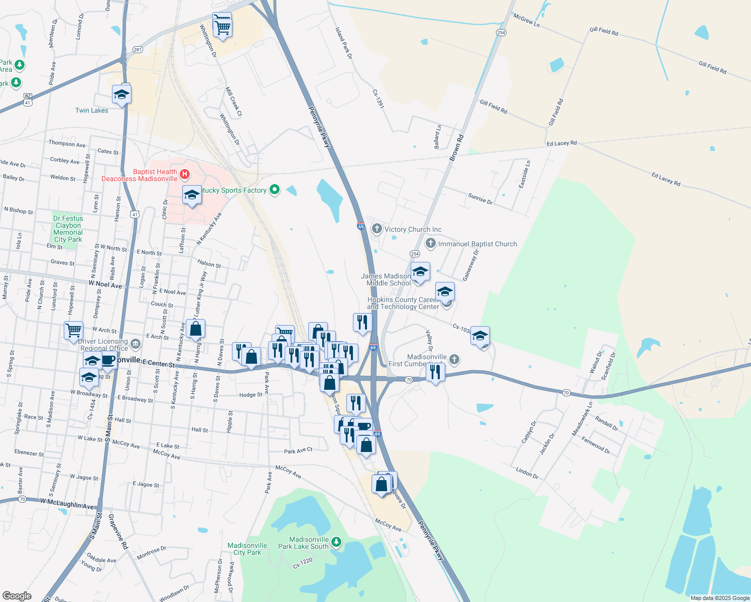 Pennyrile Parkway, Madisonville KY Walk Score