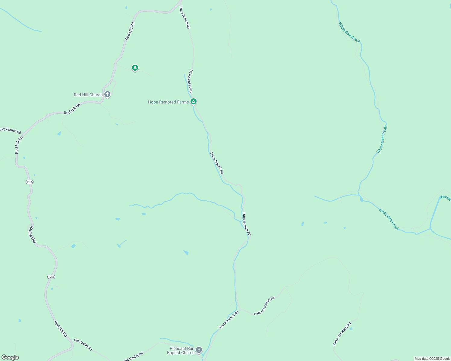 map of restaurants, bars, coffee shops, grocery stores, and more near Trace Branch Road in Livingston