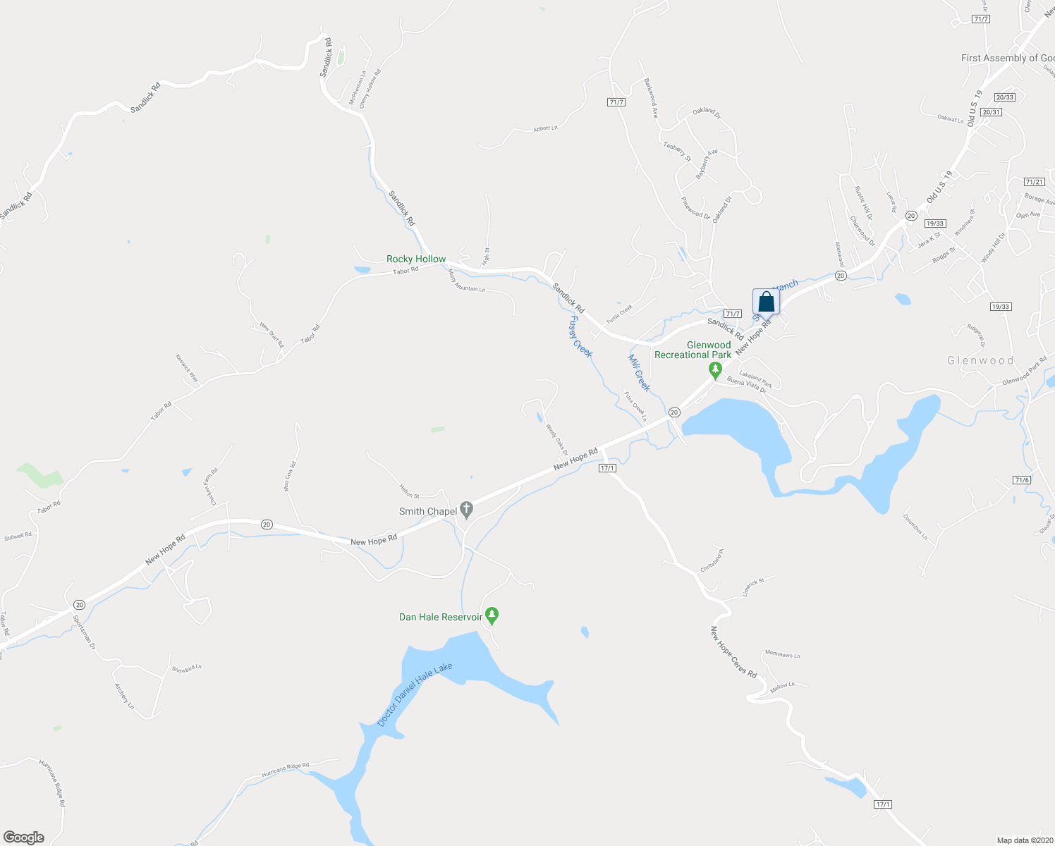 map of restaurants, bars, coffee shops, grocery stores, and more near 270/272 Sunnyview Court in Bluefield