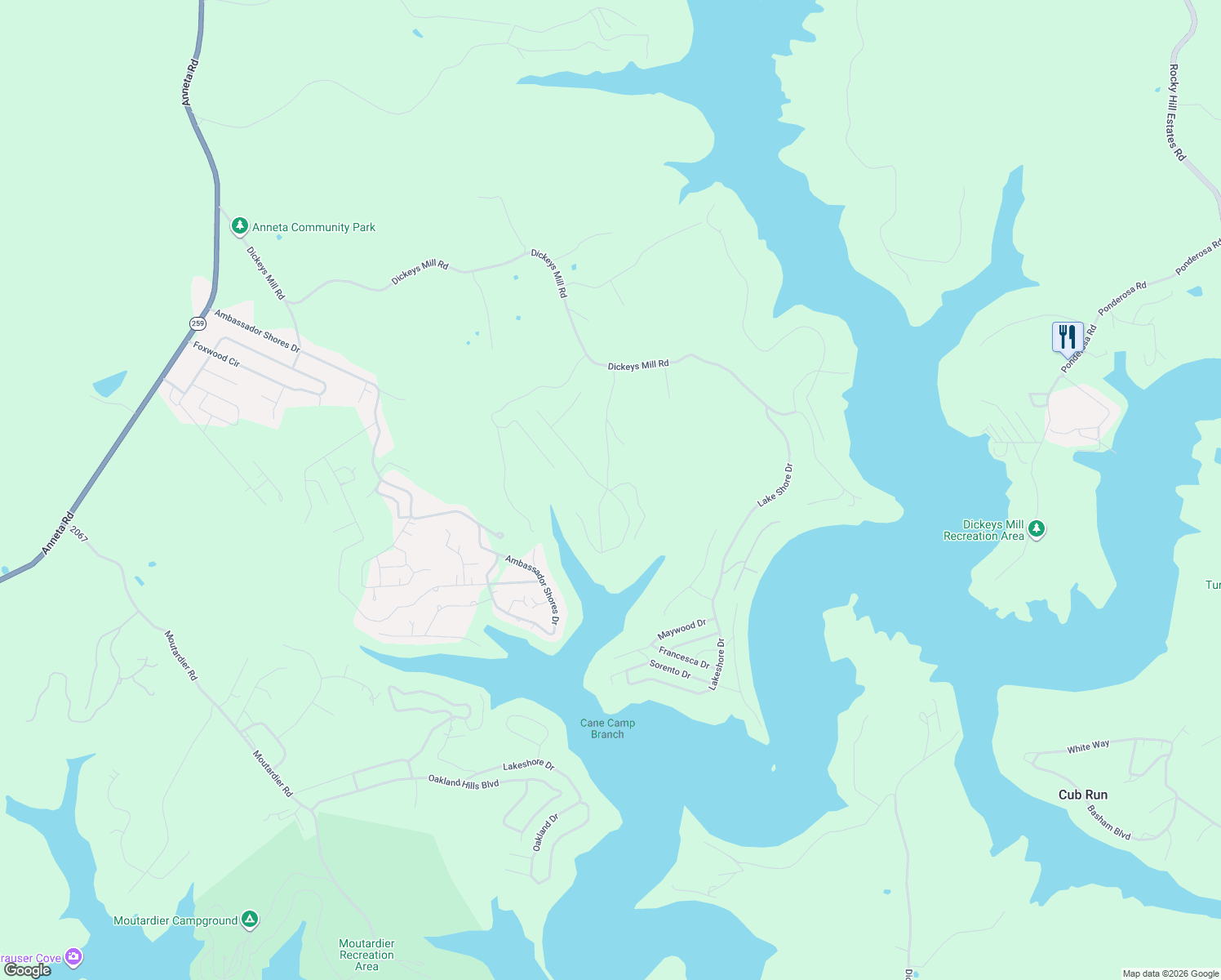 map of restaurants, bars, coffee shops, grocery stores, and more near 518 Joe Carroll Road in Leitchfield