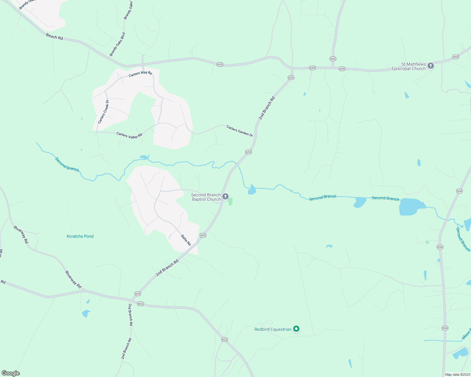 map of restaurants, bars, coffee shops, grocery stores, and more near 12141 2nd Branch Road in Chesterfield