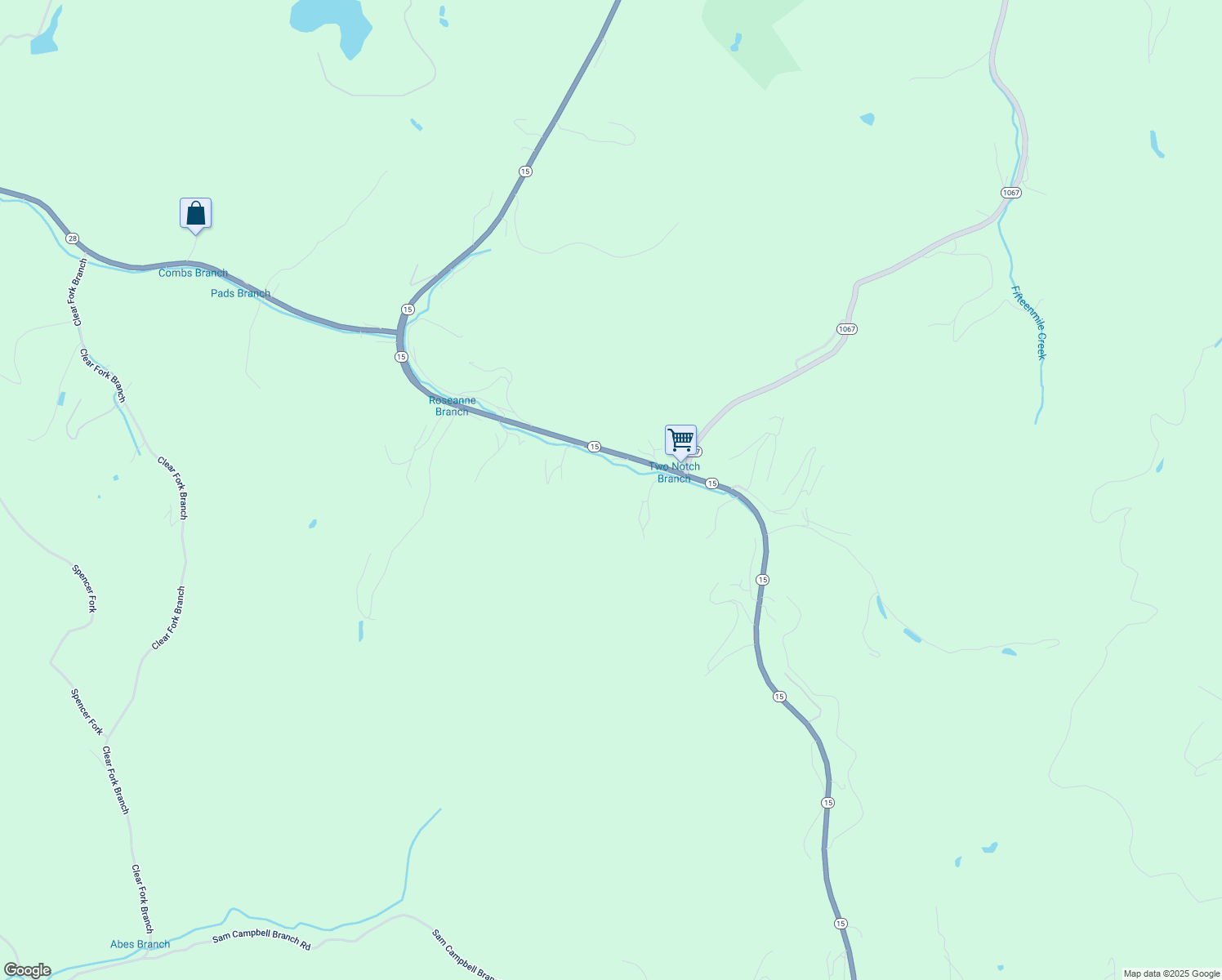 map of restaurants, bars, coffee shops, grocery stores, and more near 117 Rock Dock Drive in Hazard