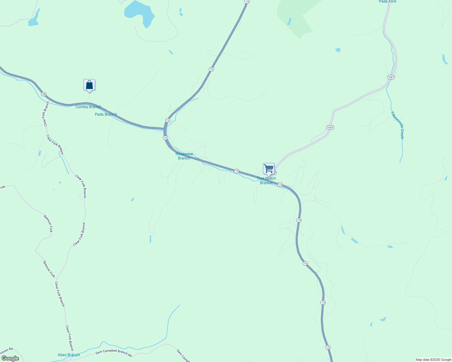 map of restaurants, bars, coffee shops, grocery stores, and more near 99 White Drive in Hazard