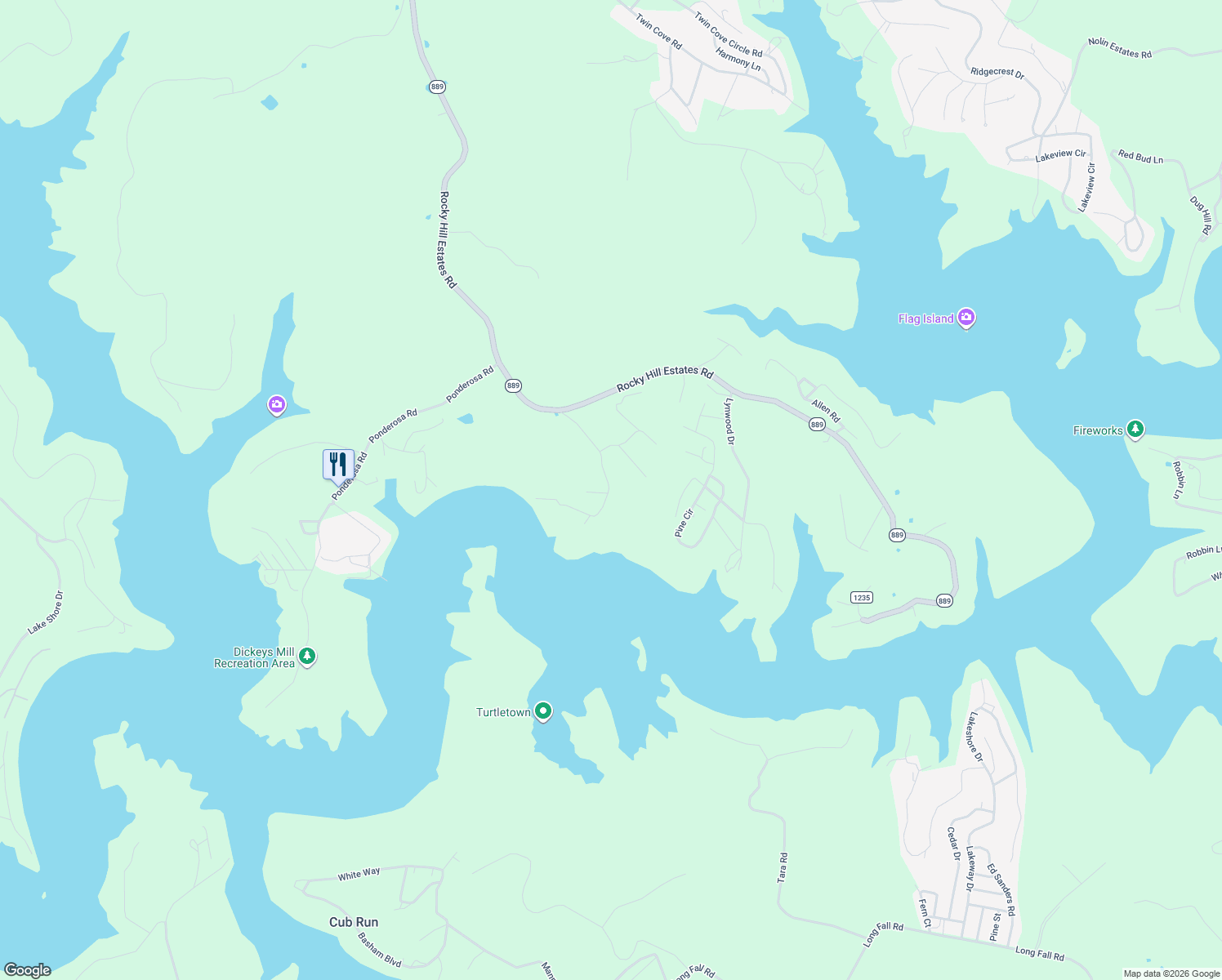 map of restaurants, bars, coffee shops, grocery stores, and more near 1-545 Kaufman Road in Clarkson