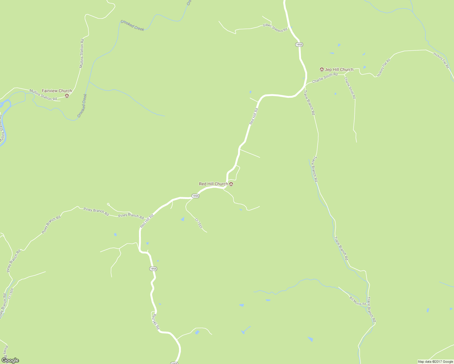 map of restaurants, bars, coffee shops, grocery stores, and more near Red Hill Road in Livingston