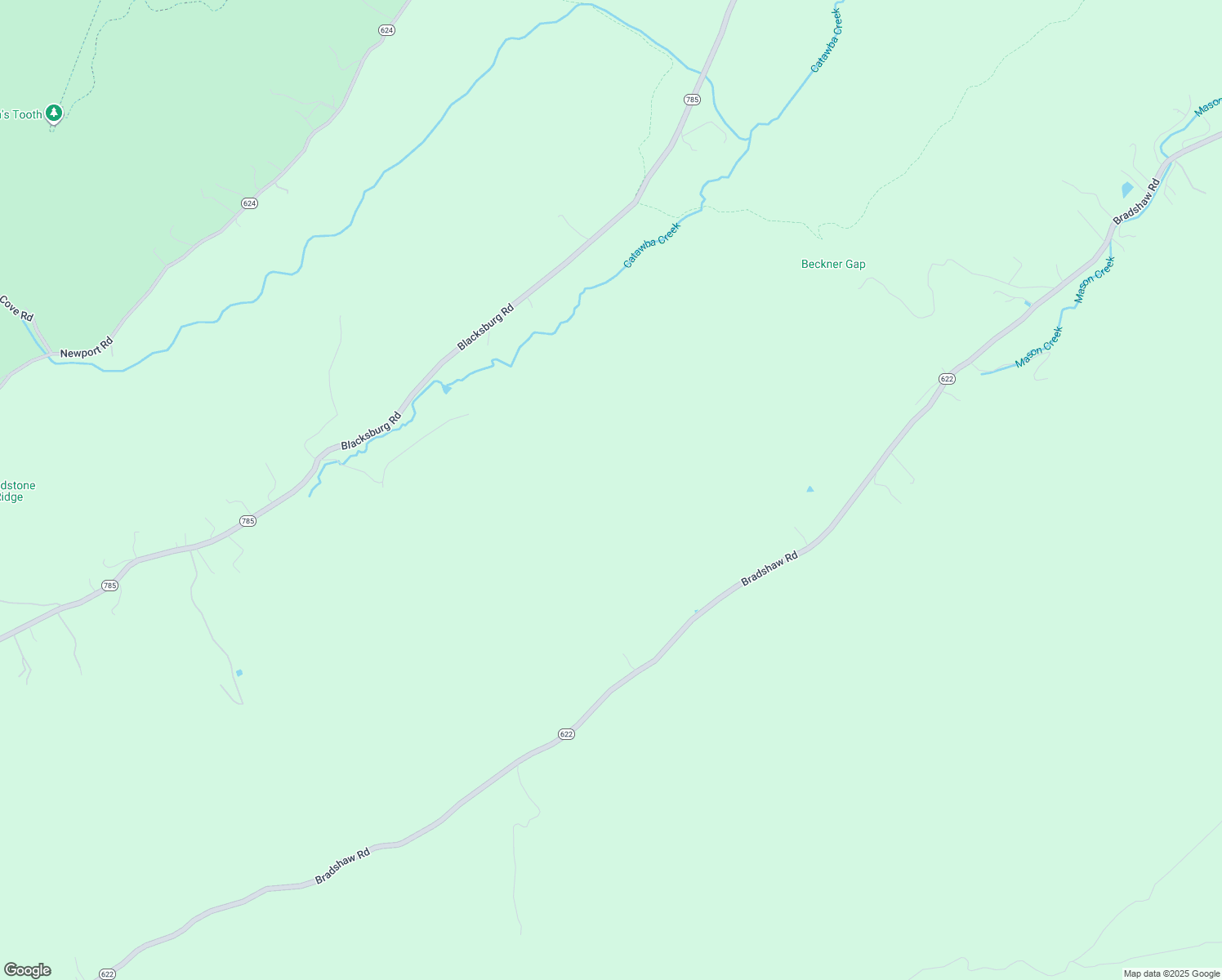map of restaurants, bars, coffee shops, grocery stores, and more near 5829 Bradshaw Road in Salem