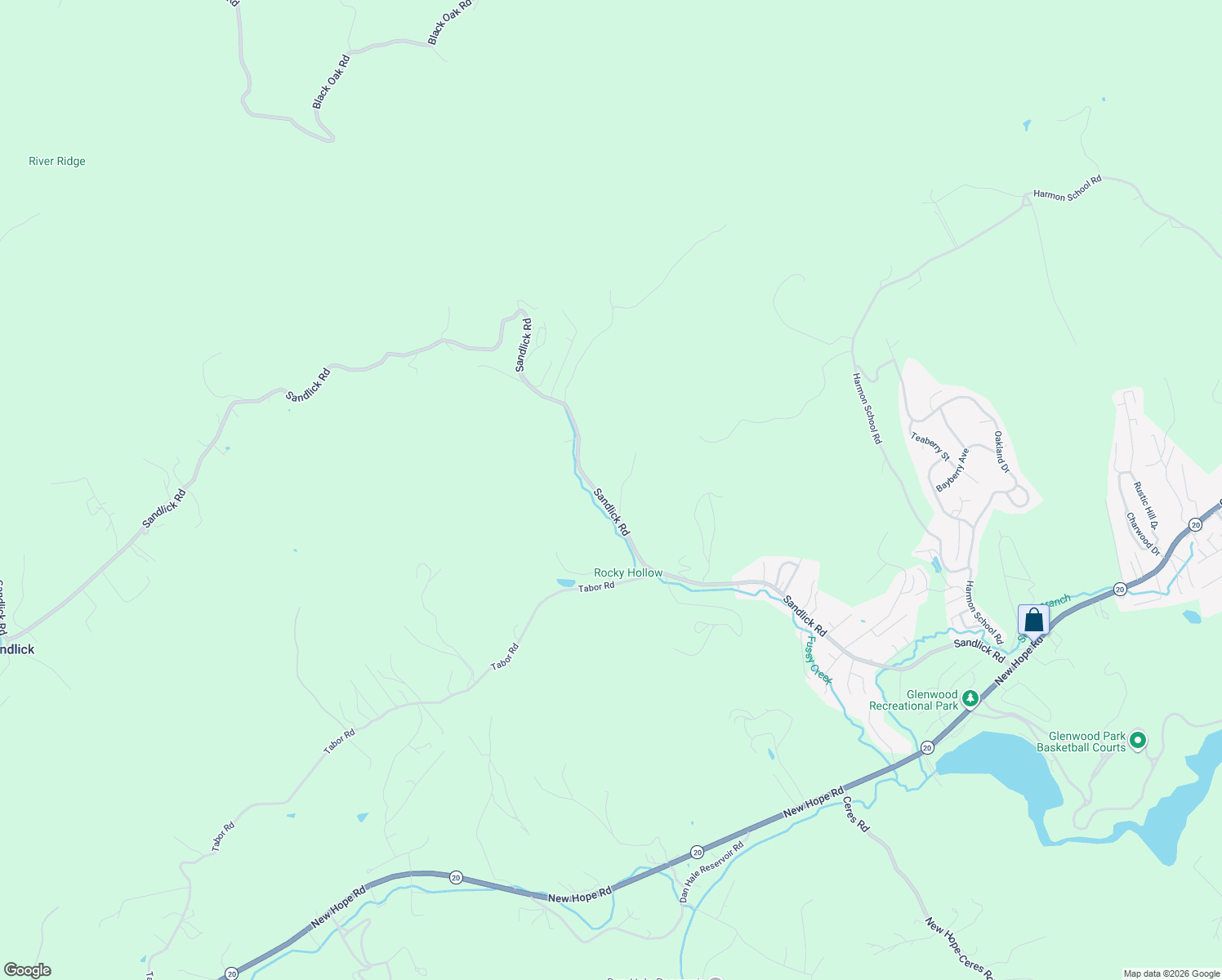 map of restaurants, bars, coffee shops, grocery stores, and more near 1576 Sandlick Road in Bluefield