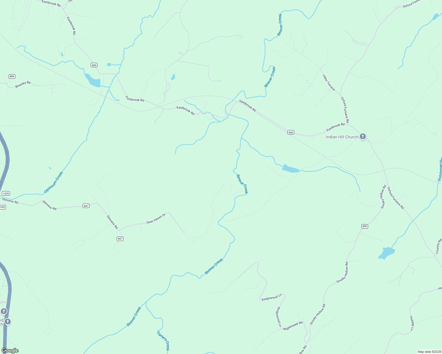 map of restaurants, bars, coffee shops, grocery stores, and more near 1390 Deer Haven Drive in Lynchburg