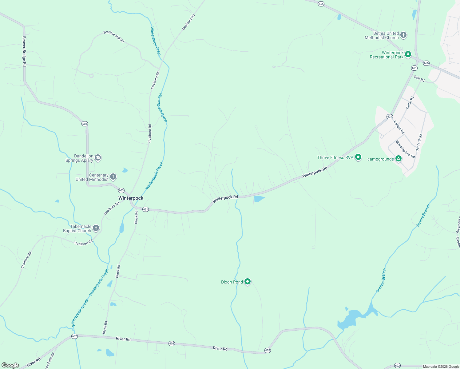 map of restaurants, bars, coffee shops, grocery stores, and more near 11880 Winterpock Road in Chesterfield