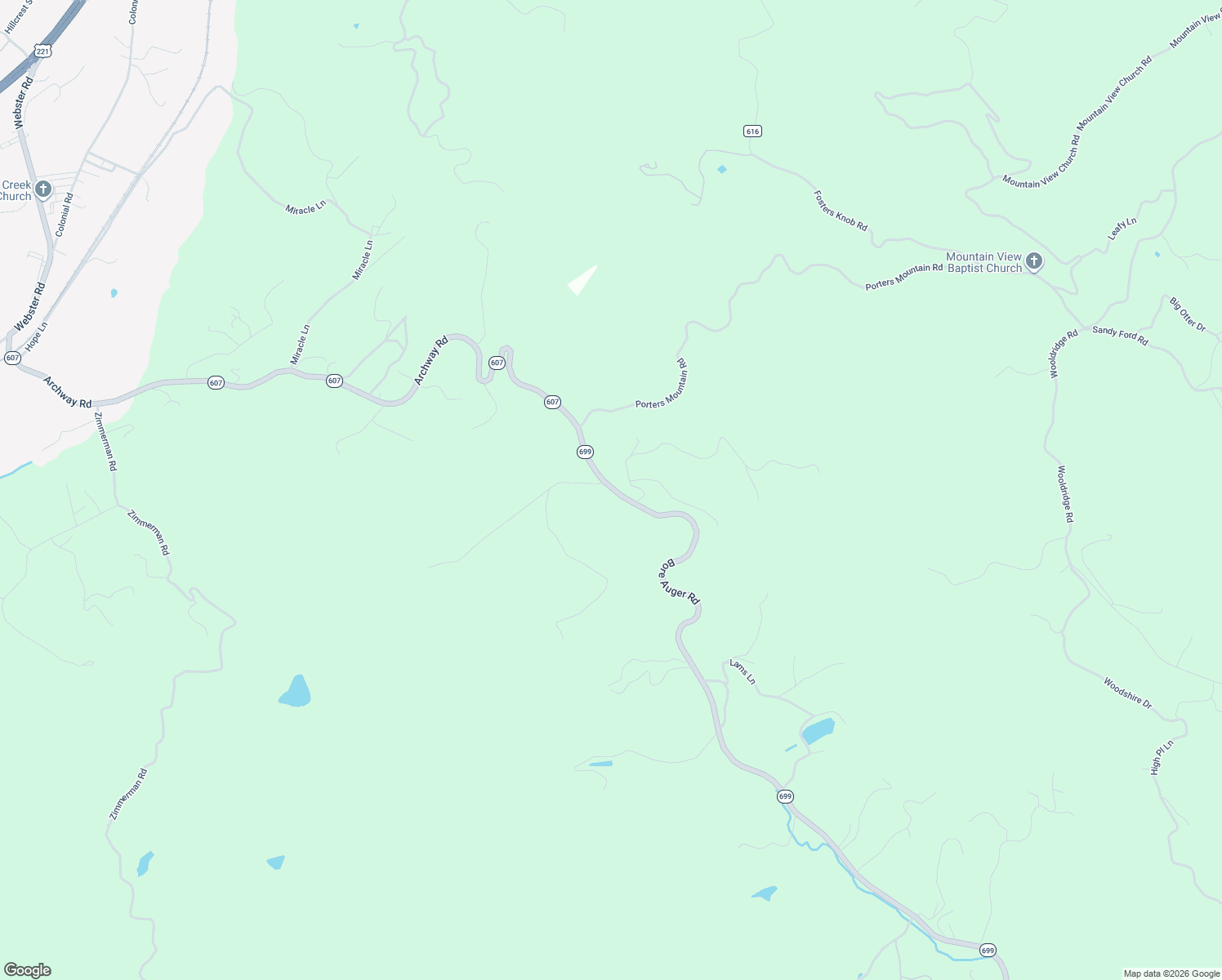 map of restaurants, bars, coffee shops, grocery stores, and more near 5351 Bore Auger Road in Blue Ridge