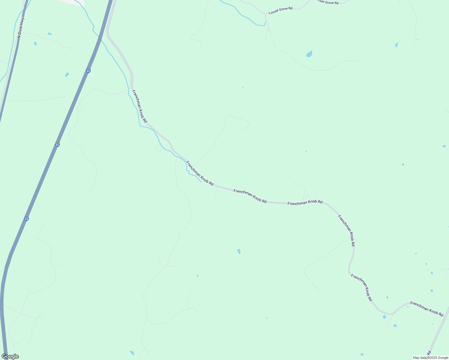 map of restaurants, bars, coffee shops, grocery stores, and more near 2510 Frenchman Knob Road in Bonnieville