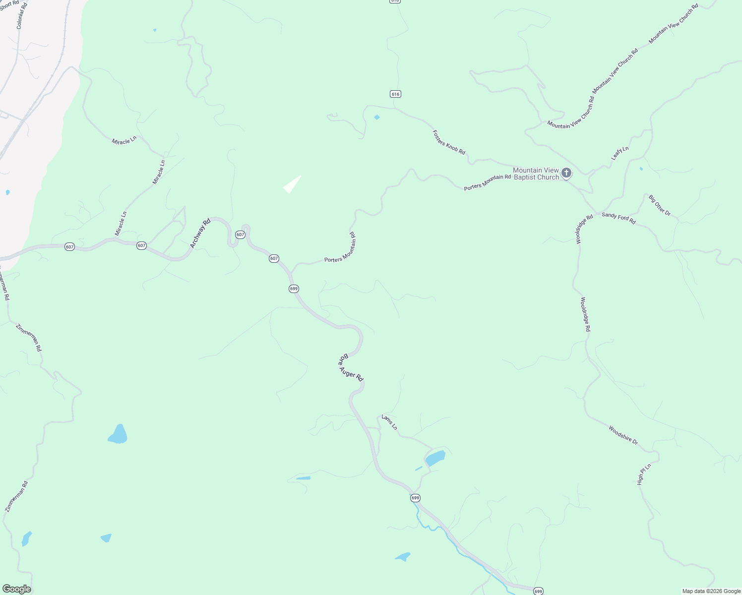 map of restaurants, bars, coffee shops, grocery stores, and more near 1827 Hickory Falls Road in Blue Ridge