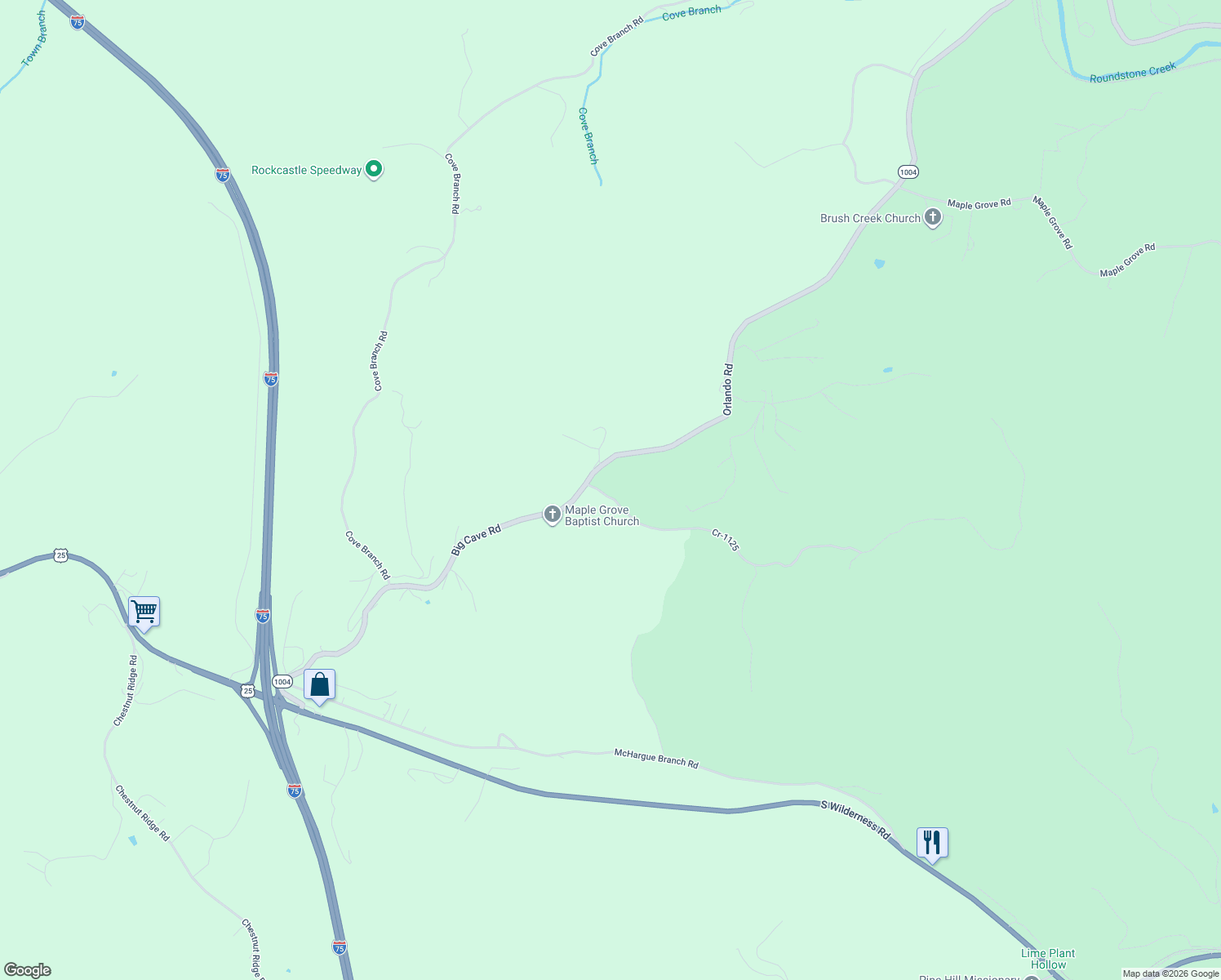 map of restaurants, bars, coffee shops, grocery stores, and more near 61 Cr-1125 in Orlando