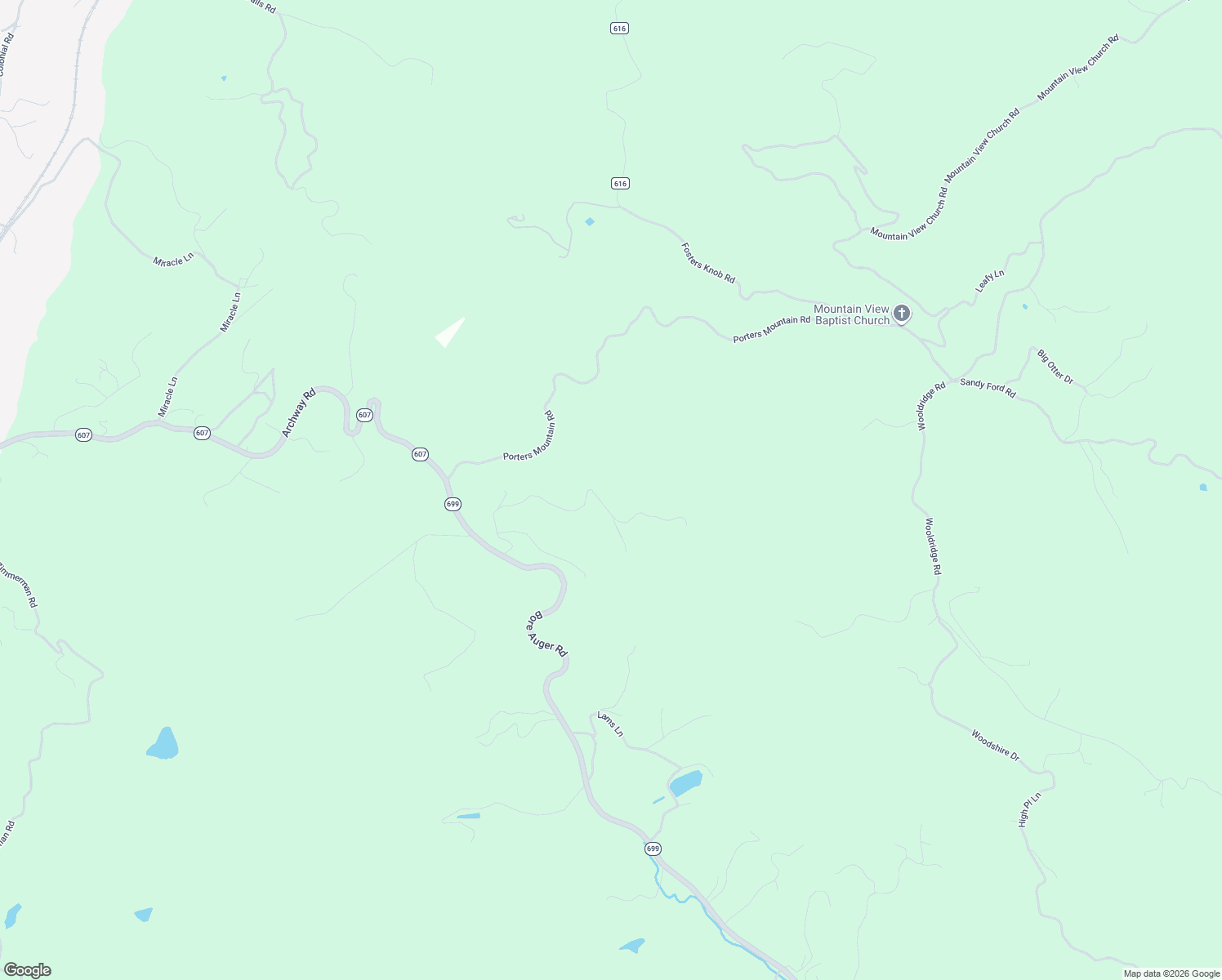 map of restaurants, bars, coffee shops, grocery stores, and more near 1827 Hickory Falls Road in Blue Ridge