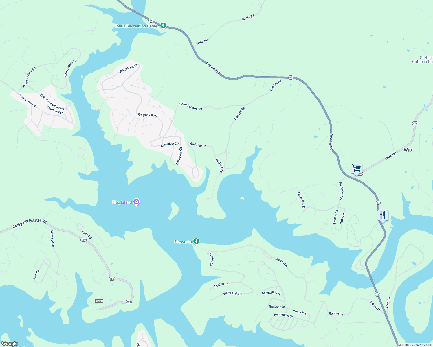 map of restaurants, bars, coffee shops, grocery stores, and more near 939-977 Dug Hill Road in Clarkson