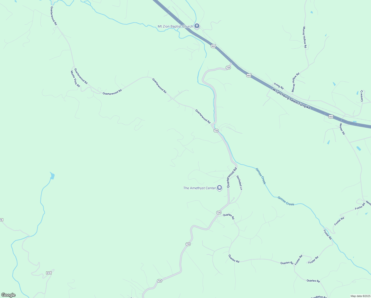 map of restaurants, bars, coffee shops, grocery stores, and more near 1604 Raspberry Branch Lane in Montvale