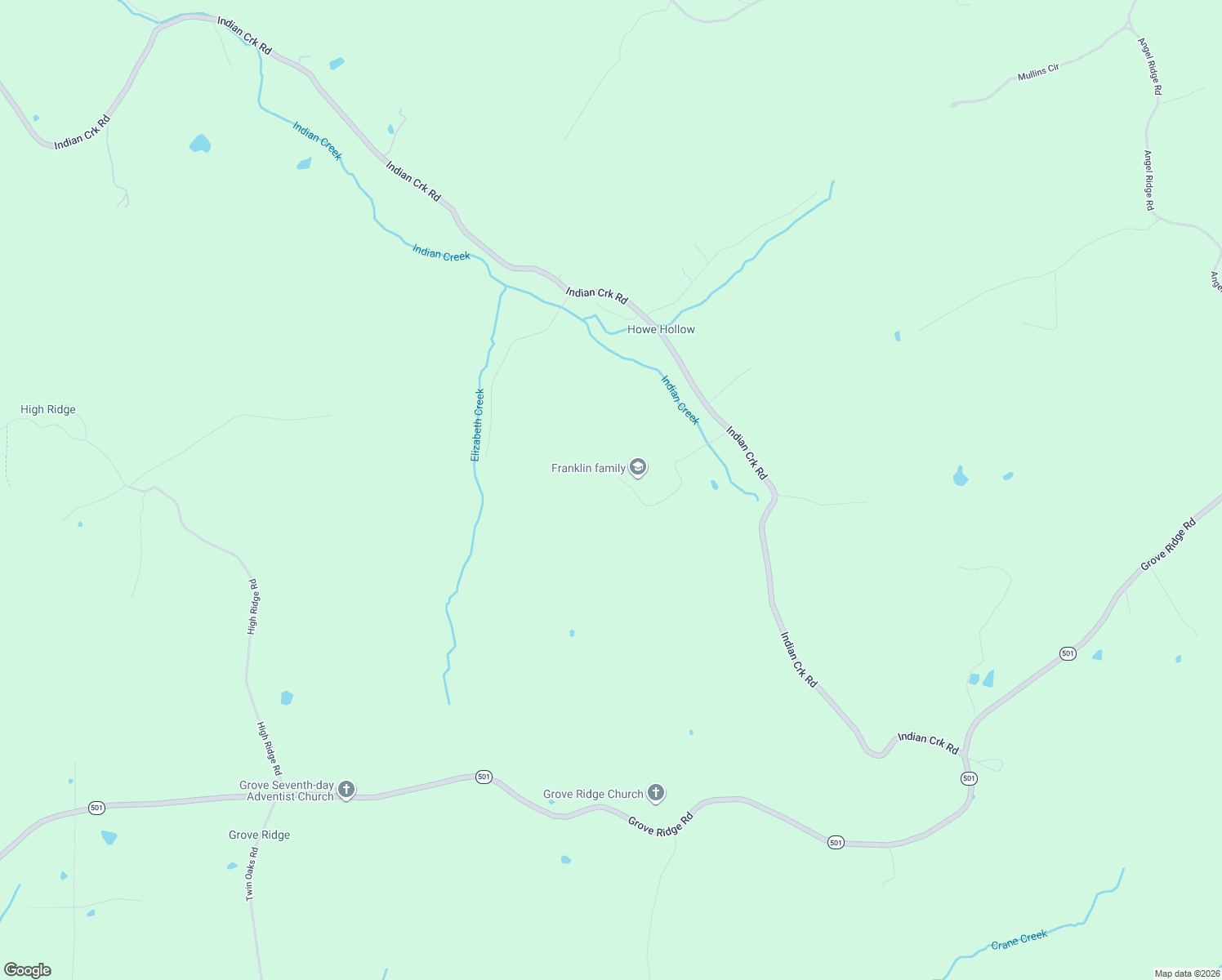 map of restaurants, bars, coffee shops, grocery stores, and more near 542-598 Snow Road in Middleburg