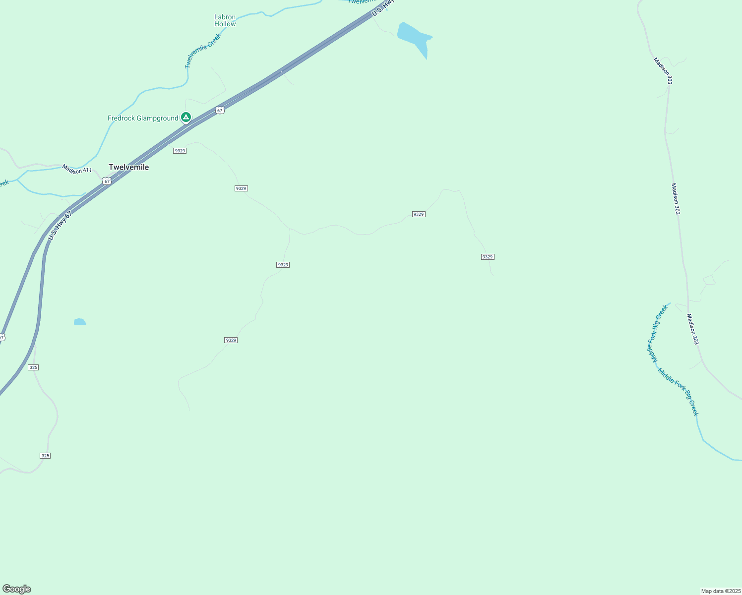map of restaurants, bars, coffee shops, grocery stores, and more near County Road 9329 in Silva