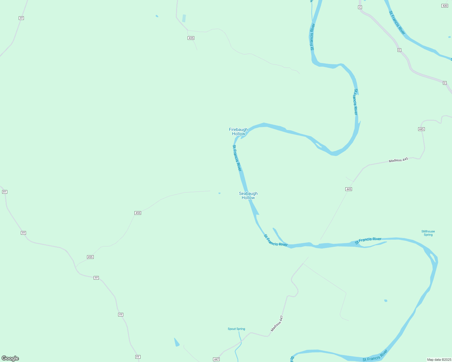 map of restaurants, bars, coffee shops, grocery stores, and more near 1492 Madison 455 in Des Arc