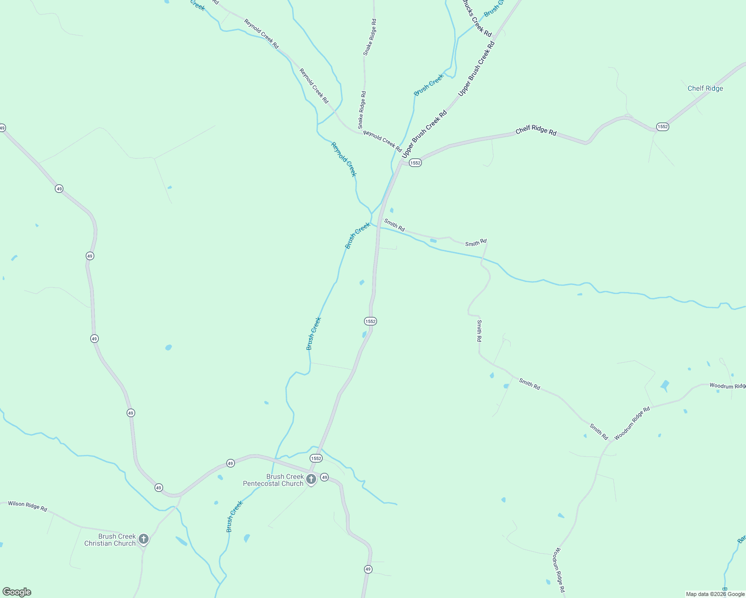 map of restaurants, bars, coffee shops, grocery stores, and more near 1109 Brush Creek Road in Liberty