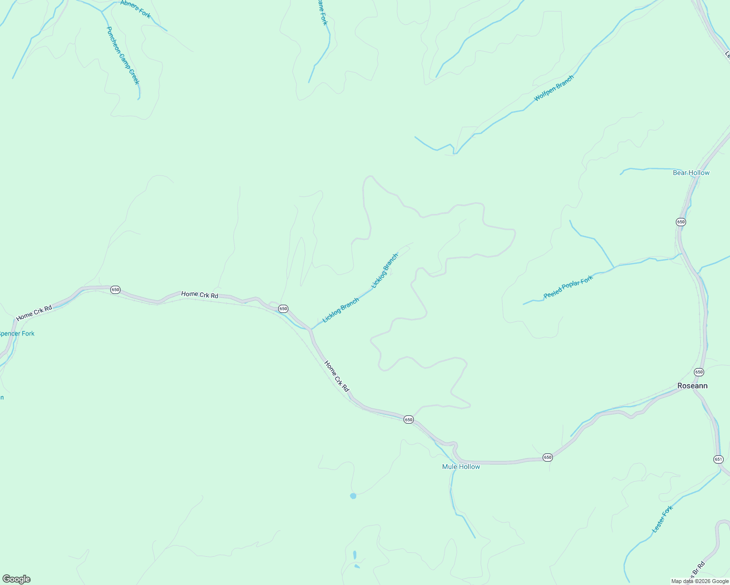 map of restaurants, bars, coffee shops, grocery stores, and more near 1186 Lick Log Road in Grundy