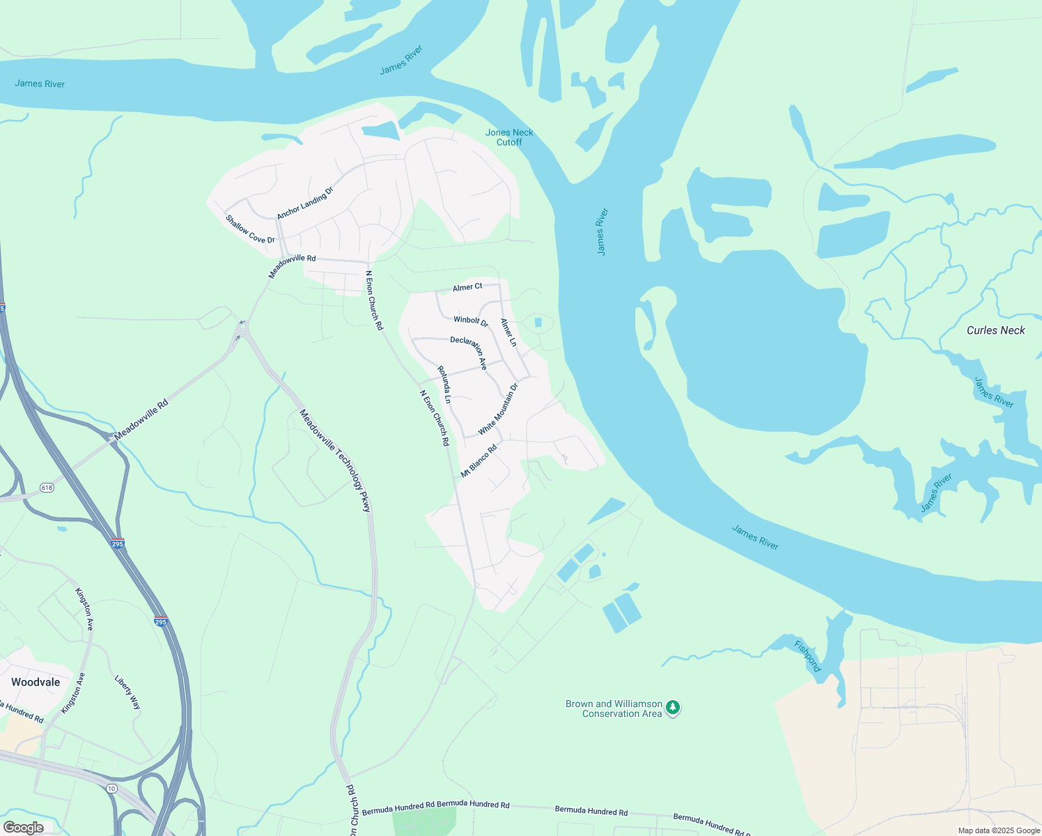 map of restaurants, bars, coffee shops, grocery stores, and more near 12300 Sloan Drive in Chester