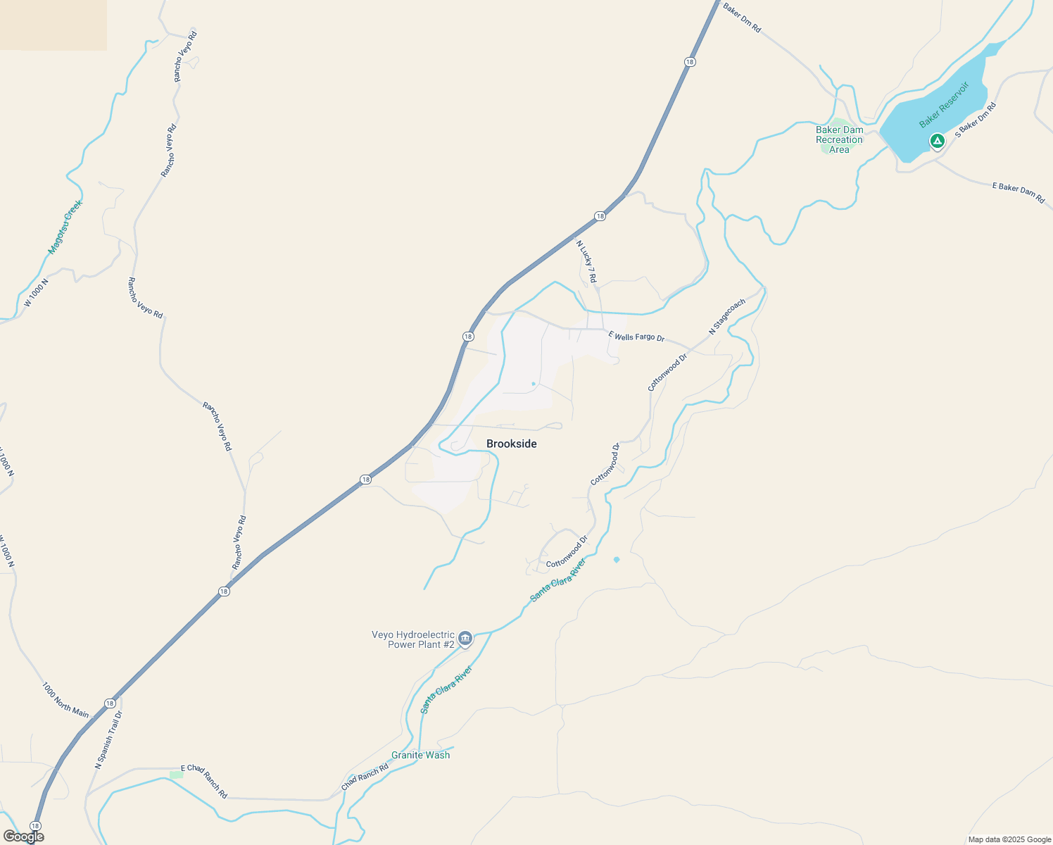 map of restaurants, bars, coffee shops, grocery stores, and more near 201 East Berrie Lane in Veyo