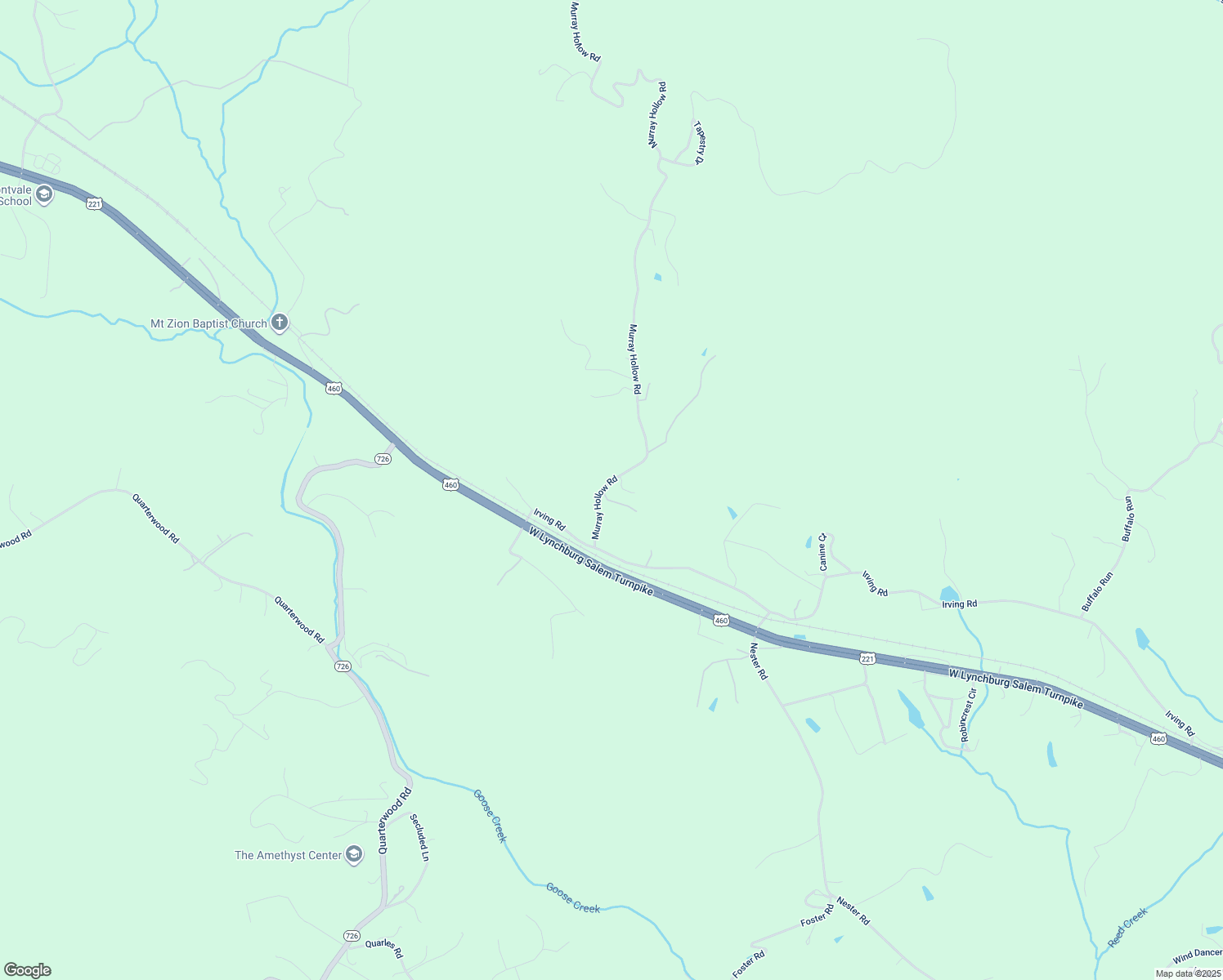 map of restaurants, bars, coffee shops, grocery stores, and more near 1191 Murray Hollow Road in Thaxton