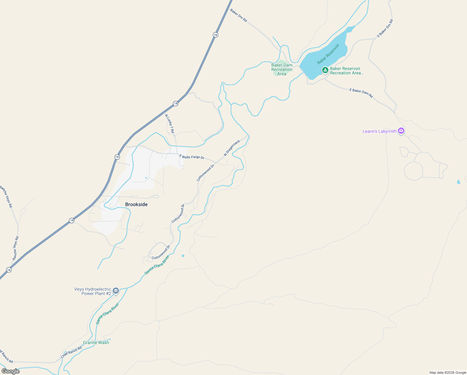 map of restaurants, bars, coffee shops, grocery stores, and more near 214 South Stagecoach Drive in Veyo
