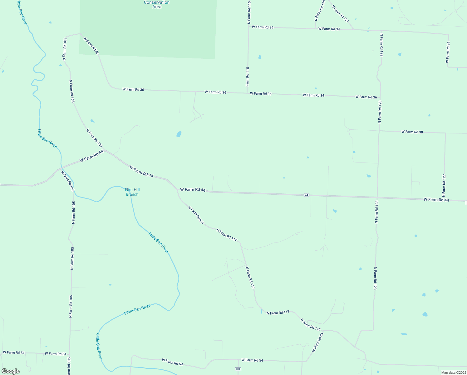 map of restaurants, bars, coffee shops, grocery stores, and more near 5189 West Farm Road 44 in Willard