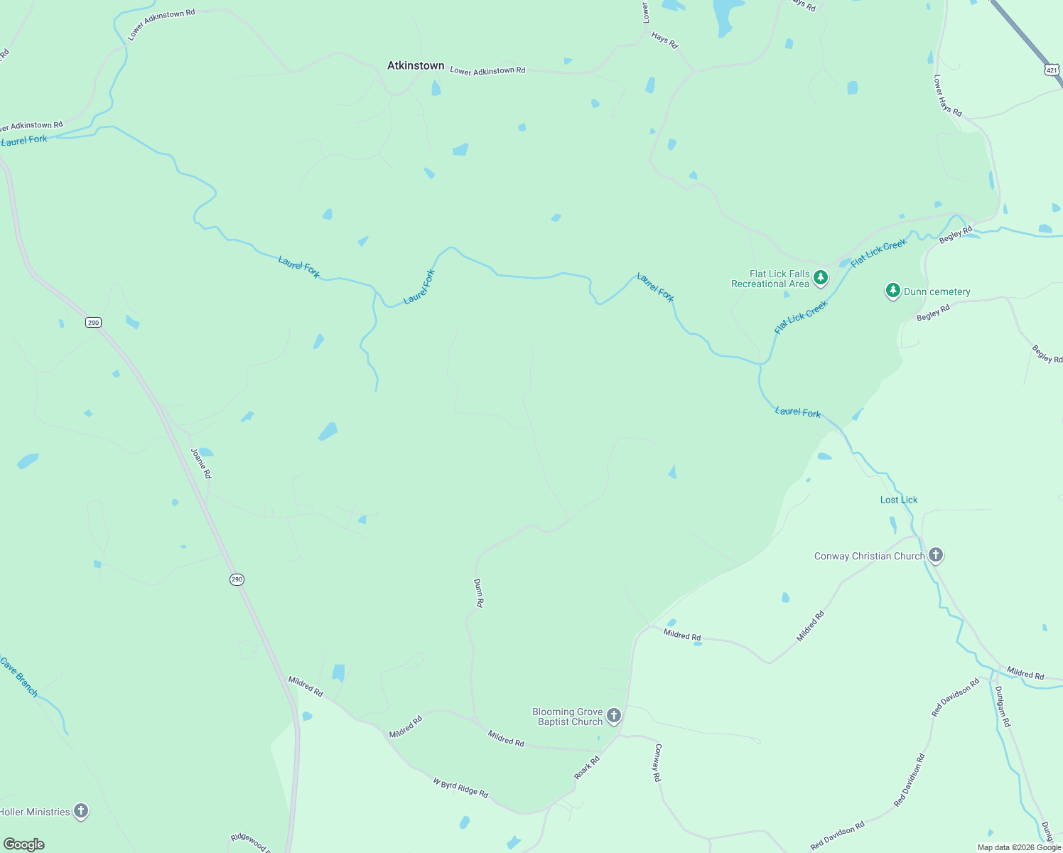 map of restaurants, bars, coffee shops, grocery stores, and more near 401 Mathis Road in McKee