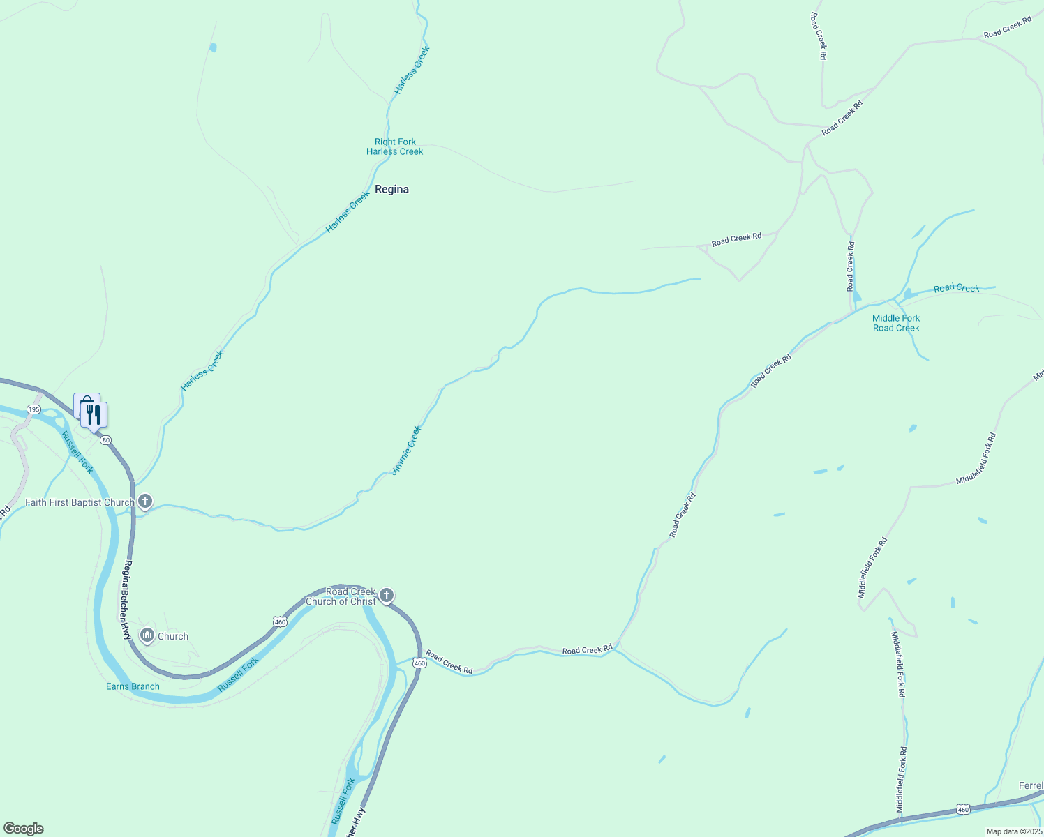 map of restaurants, bars, coffee shops, grocery stores, and more near in Regina