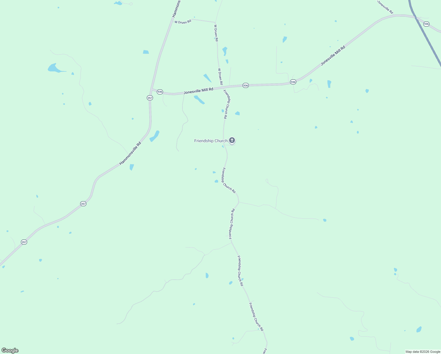 map of restaurants, bars, coffee shops, grocery stores, and more near 2200-2498 Friendship Road in Hart