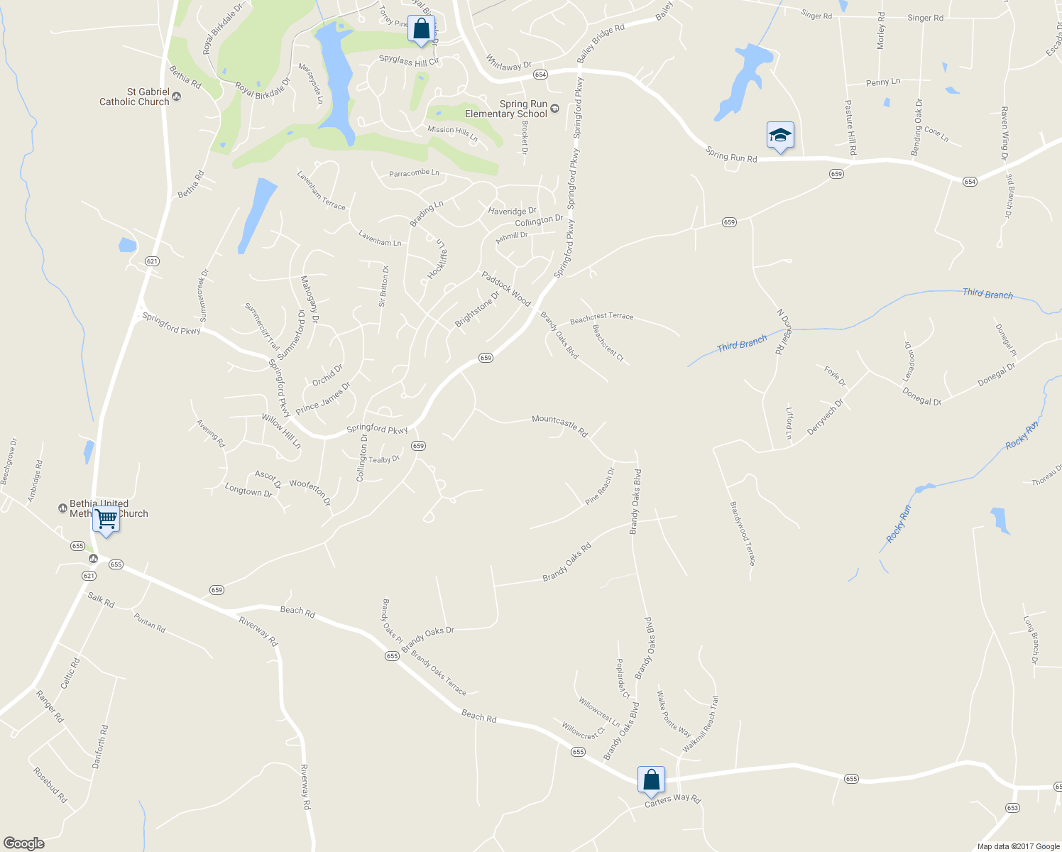 map of restaurants, bars, coffee shops, grocery stores, and more near 13725 Mountcastle Road in Chesterfield