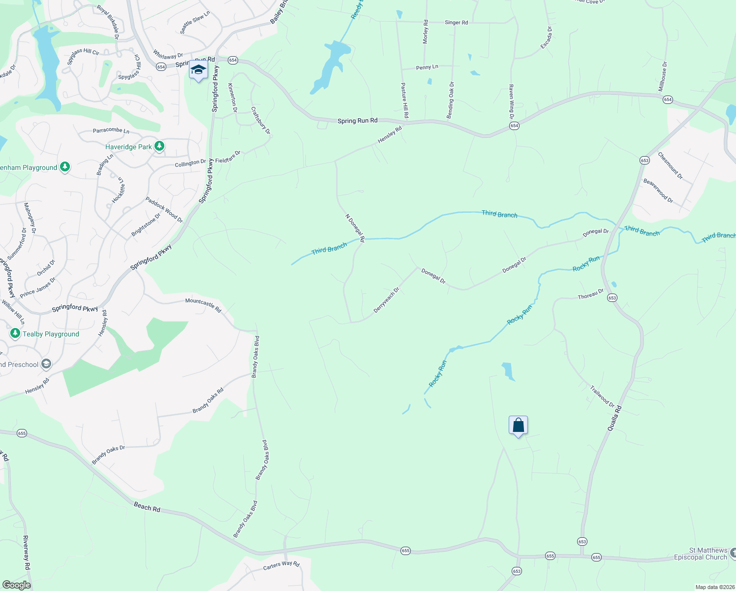 map of restaurants, bars, coffee shops, grocery stores, and more near 10305 Lifford Ln in Chesterfield
