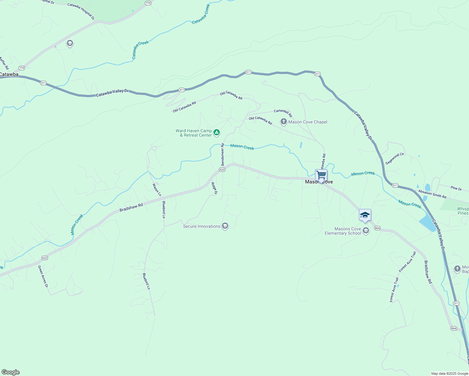 map of restaurants, bars, coffee shops, grocery stores, and more near 3730 Timer Road in Salem