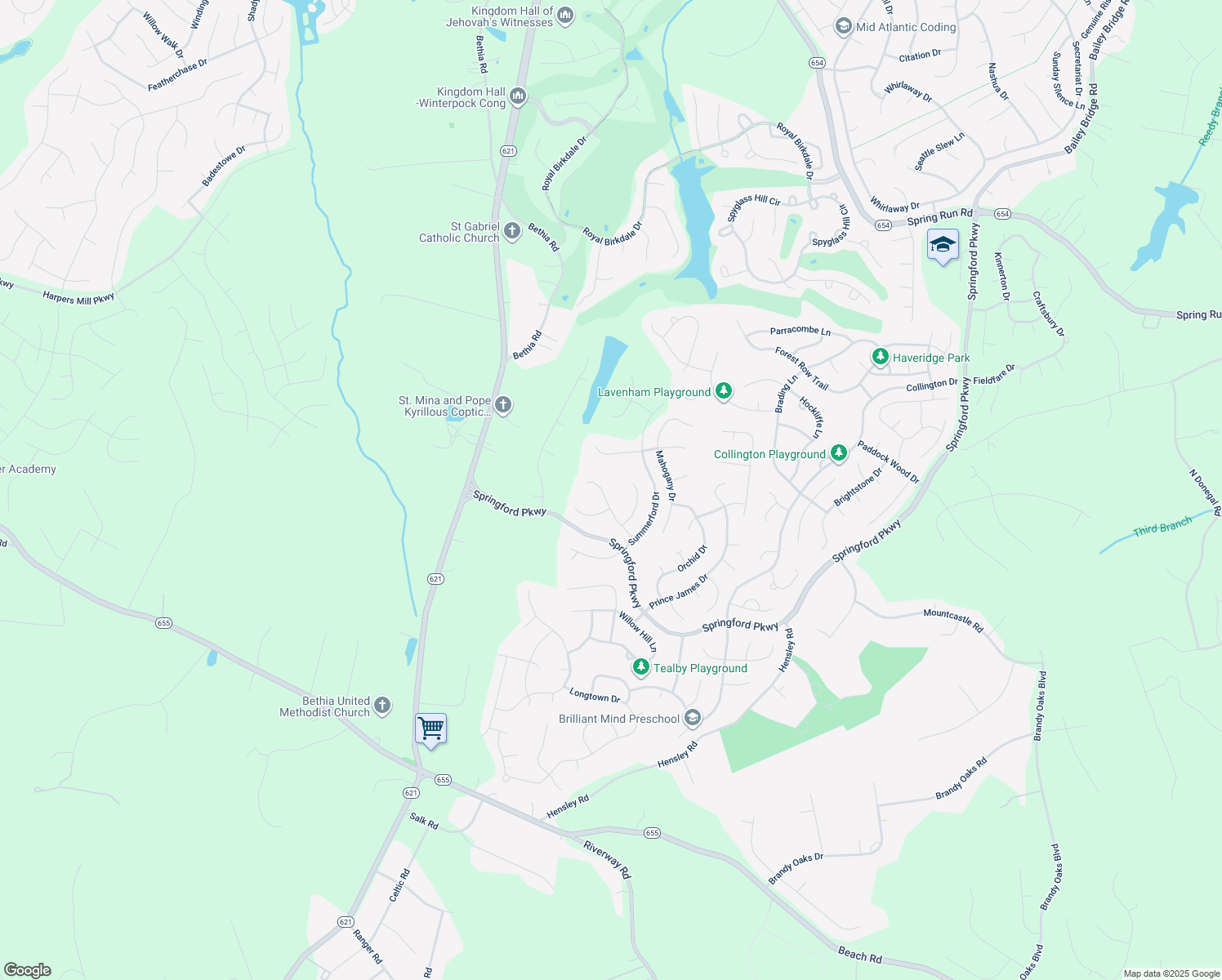 map of restaurants, bars, coffee shops, grocery stores, and more near 14004 Summercliff Trail in Chesterfield